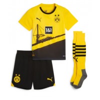 Camiseta Borussia Dortmund Julian Brandt #10 Primera Equipación para niños 2024-25 manga corta (+ pantalones cortos)